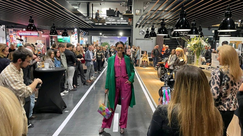 Défilé de mode Fashion show pour les Galerie Lafayette à Paris en Ile-de-France